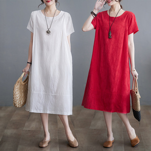 日本外贸一线品牌专柜正品清货夏季新款提花透气显瘦短袖连衣裙子