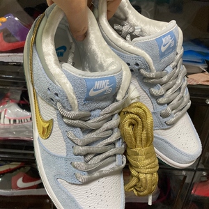 适配nike dunk sb冰雪奇缘鞋带原装品质银色金色蓝色情人节半圆粗