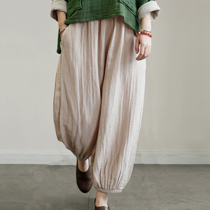 灯笼裤女夏文艺