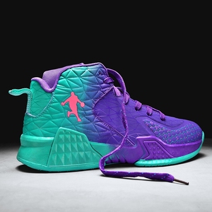 aj篮球男鞋正品毒液球鞋耐磨水泥克星摩擦会响潮鞋青少年高帮乔丹