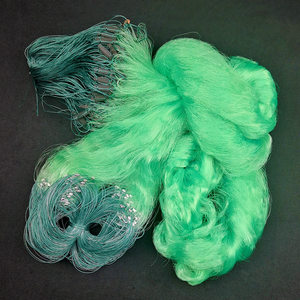 鲫鱼三层沉网100米四指六指捕鱼网渔网浮网鲢鳙粘网挂子大头1.5米