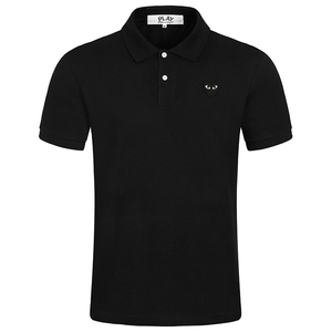 play comme des garcons川久保玲短袖cdg男女款polo衫爱心情侣t恤