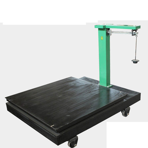 霸王老式机械磅秤2吨3吨平台秤单双标尺地上衡物流称工业衡器地磅