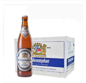 20瓶 行货唯森/维森酵母白啤酒 500ml 德国进口泡沫丰富 口感细腻