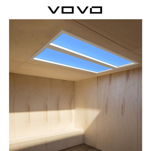 简约现代面板灯具新款自然光coelux办公会议室吸顶天空灯