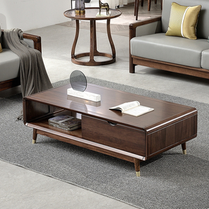 乌金木茶几实木客厅