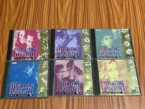 EVERLASTING FAVOURlTES VOL (1-6)香港版6CD94第4集是24K金碟版
