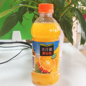美汁源果粒橙300ml瓶装橙汁饮料含维生素c果汁饮品风味饮料可口乐