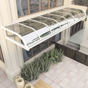 铝合金雨棚遮阳棚阳台别墅庭院楼顶露台棚户外防雨屋檐门上遮雨棚