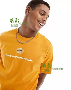 Nike耐克Heritage Dri-FIT橙色男女运动休闲短袖T恤支持虎扑毒