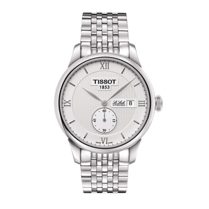 瑞士tissot天梭力洛克系列机械男腕表钢带手表t006.428.11.038.01