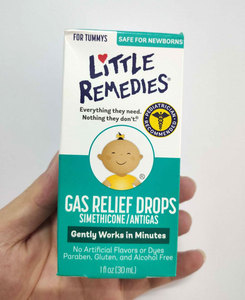 美国Little remedies西甲硅油滴剂婴儿防胀气肠绞痛30ml