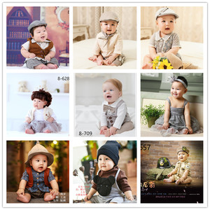 儿童摄影服装百天宝宝照片服饰影楼婴儿一周岁写真道具衣服照相馆