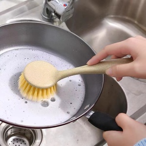 锅刷不粘油不脏手洗碗刷带柄长柄刷子厨房清洁工具洗碗刷锅刷用品