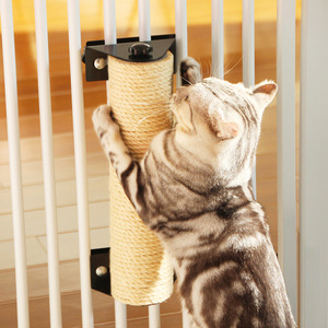 上宅▲剑麻绳猫抓柱可固定猫笼子专用猫抓板猫爬架挂柱磨爪猫玩具