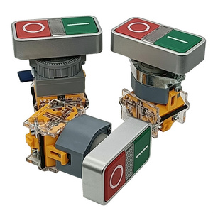 apt西门子二工红绿色双位启动停止控制按钮开关la39-b2-20r/rg