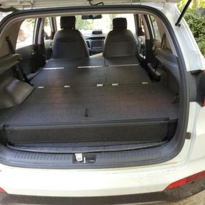 冬暖夏凉family淘宝北京现代老款 ix35 车床改装 后备箱改床车 定制