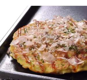 铁板烧 日式风味 海鲜蔬菜烤饼100g/个*2个 爱烤饼日料小吃