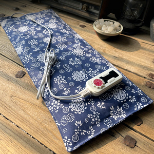 高档盐灸生电加热盐袋海盐粗盐热敷包电热大粒暖宫艾草艾灸热敷袋