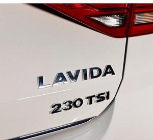 上汽大众朗逸lavida专用后字母车尾车标贴排量标签装饰改装原厂