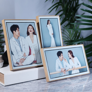 相框摆台照片定制洗婚纱照做成水晶相片冲印摆件制作来图定做高级
