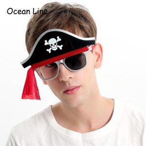 加勒比海盗眼镜儿童礼物玩具独眼龙船长面具搞搞笑道具派对用品