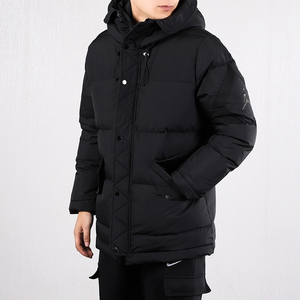 air jordan耐克男装冬季新款中长款运动连帽羽绒服外套bq4171-010