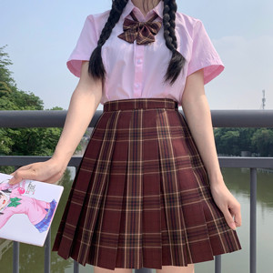 清仓现货 【寅虎】卖完绝版 原创格裙有金线 ykk划扣