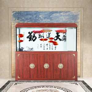 emma艾玛 er 锦鲤 龙鱼缸水族箱独立式超白玻璃鱼缸底部过滤定做