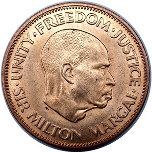 非洲塞拉利昂1分硬币 1964年版 km#17 原光品相