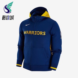 nike/耐克正品2022冬季勇士队男子运动夹克外套fb5345-495