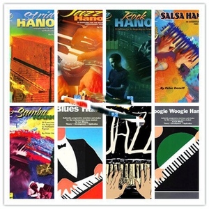 钢琴哈农系列8套Blues Jazz Rock Samba Stride Salsa Hanon练习