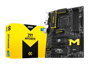 库存没上过机 msi 微星z97 mpower 1150 主板 大板 nvme m.2 sli