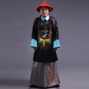 a款男古装 清朝大臣 太医 文官服装出租