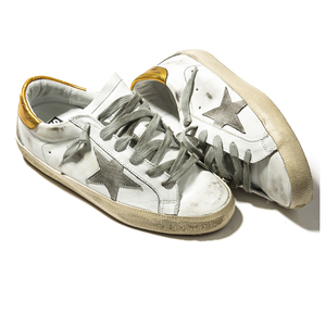 韩版意大利手工制造新款低帮男女休闲鞋内增高情侣星星做旧小脏鞋