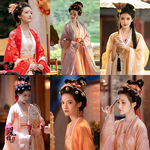 宋朝女襦裙日常仙女裙张好好加奈女汉服仕女公主花魁仙气飘逸古装