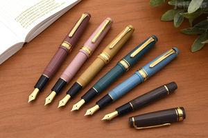 日本写乐 Sailor mini  14K 短款口袋笔 便携钢笔 1911花纹笔尖