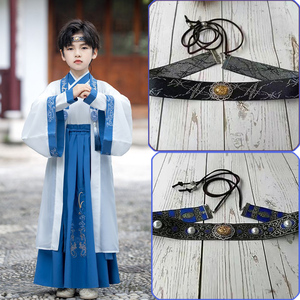 儿童发带抹额汉服头带古装头饰眉心眉头男额头带古风古代公子将军