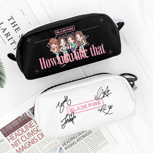 blackpink周边笔袋jennie明星创意女生应援文具盒rose学生铅笔袋