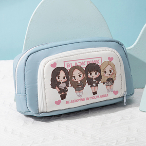 blackpink粉墨笔袋初中生应援文具盒小学生男女三到六年级收纳袋