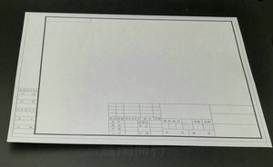 有框绘图纸 对开工程制图纸 草图纸 绘图纸 绘图纸a0 a1 a2 a3 a4