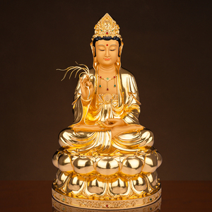 铜贴金佛像