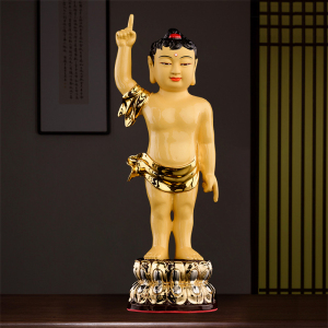 纯铜鎏金浴佛佛像套装浴佛节用品浴佛太子佛铜像小释迦佛供奉摆件