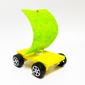 diy科学小手工逆风小车 学生科技制作发明风帆车儿童益智拼装玩具