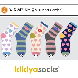 韩国秋冬新款女袜子彩色条纹爱心字母中筒袜可爱少女袜A019