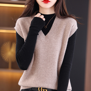 鸡心领女士坎肩