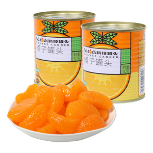 黄岩科技橘子罐头312克x6罐 桔片爽糖水桔子蜜桔罐头即食零食整箱