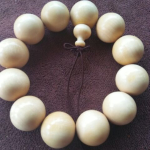 千年银杏木佛珠手串20mm白果木 公孙树 臻品精工小孔