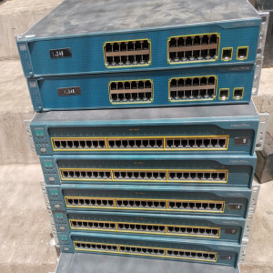 CISCO WS-C2950-24/48 思科老款百兆交换机 测试完好 质保半年