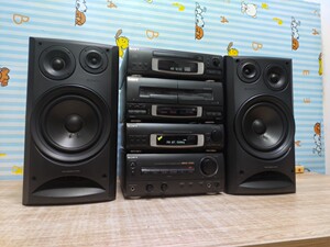 日本原装 进口音响 索尼 e5 xhifi组合音响 带cd 卡座 带遥控器